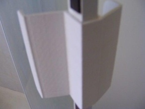 regency shower door handle replacement bathroom 3d print model - Mito3D