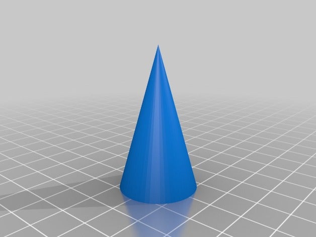 il mio personalizzati a cono vuoto matematica arte su misura 3D print model - Mito3D