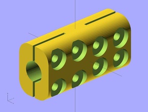 ekobots - o eixo do motor de um acoplador Impressora 3d peças partes eixo-z 3d print model - Mito3D