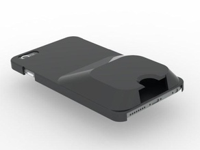 iphone 6 plus kılıf ipi çekilebilir cep telefonu iphone6 durumda kılıfı geri kordon 3d print model - Mito3D