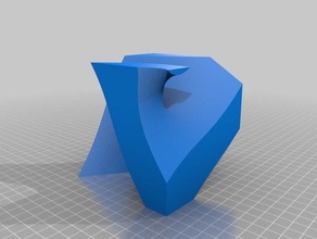 my customized cube trisection puzzle math 3d print model - Mito3D