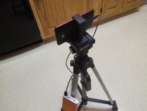 ek pil kılıf kamera tutucu telefon tripod üçayak 3d print model - Mito3D