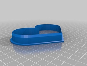 my customized parametric cookie cutter - heart kitchen & dining 3d print model - Mito3D