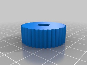 5 16 bouton L'imprimante 3d de pièces personnalisé 3d print model - Mito3D