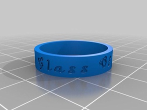 rickycastillo los anillos personalizado 3d print model - Mito3D