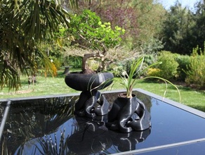 maceta bonsai art 3d print model - Mito3D
