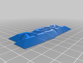 ari pirâmide de texto esculturas personalizado 3d print model - Mito3D