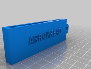 arrowhead tee holder sport & outdoors customized 3d print model - Mito3D