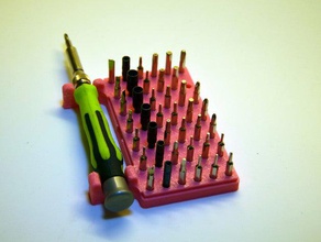 hex screwdriver kit substitutional box diy bit nut replacement part parts screw 3d print model - Mito3D