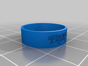 trenton 's ring rings customized 3d print model - Mito3D