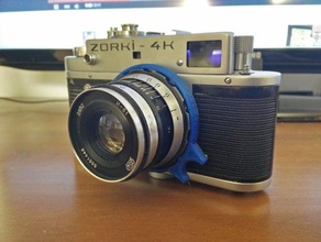 industar l-61 fokussierring Kamera analog das Scharfstellen der den Fokus m39 L t Fotografie - Entfernungsmesser zorki 3d print model - Mito3D