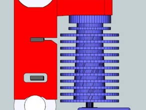 centrifugo - nuovo bowden estrusore concetto Stampante 3d estrusori e3d v6 3d print model - Mito3D