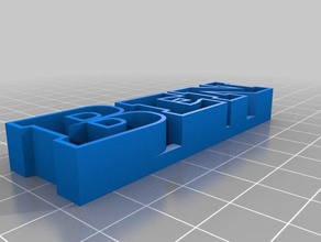 ben tag sculture su misura 3d print model - Mito3D