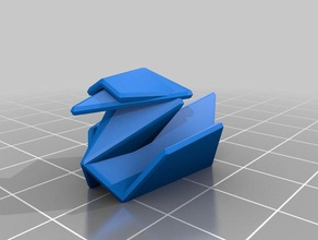 my power origami duck sculptures customized 3d print model - Mito3D