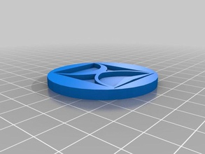 tunnel du temps les pièces de monnaie badges sci-fi 3d print model - Mito3D