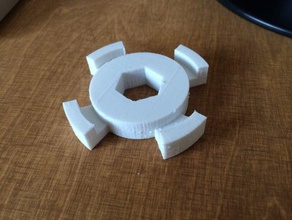 makara adaptörü 3d yazıcı parçaları delta filament biriktirme tutucu kossel mini ultibots 3d print model - Mito3D