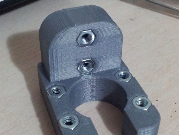 grapa vidalı mil cnc eje z 3D print model - Mito3D