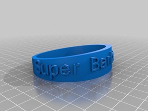 super barbara les bracelets personnalisé 3d print model - Mito3D