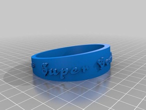 super courtney bracelets customized 3d print model - Mito3D