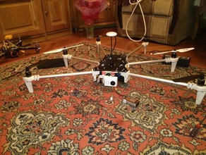 projet machaon fpv hexacopter fermer passe-temps sj4000 xiaomi yi 3d print model - Mito3D