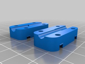 5mm eixo 1 de 4 polegadas com haste anti-oscilação z-acoplamento prusa i3 Impressora 3d peças personalizado 3d print model - Mito3D