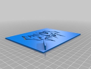 cannibal Mädchen-Schablone Kunst-tools kundengebundene 3d print model - Mito3D