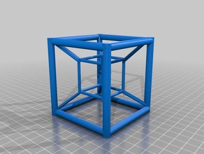 tesseract 3d baskı 3d print model - Mito3D