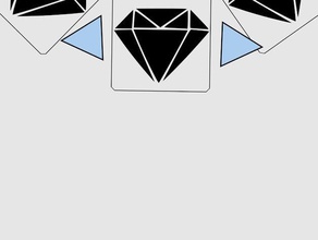 diamond top pattern fashion 3d print model - Mito3D