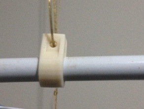 crochet de plafond corde à linge presilha suspens o para varal teto les pièces rechange 3d print model - Mito3D