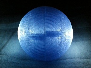 twin led sphere other 3d print model - Mito3D