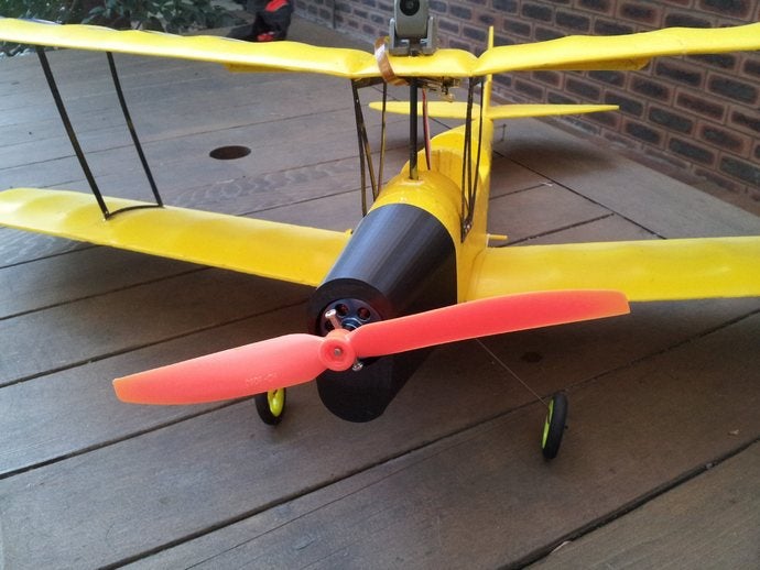 gws tiger moth kaput pico diğer openscad rc 3D print model - Mito3D