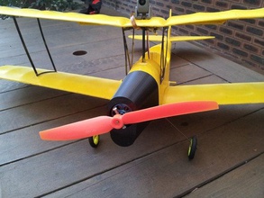 gws pico tiger moth cowling other openscad rc 3d print model - Mito3D