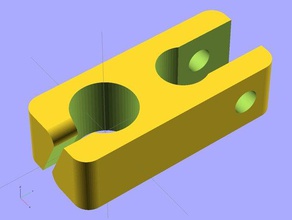 ekobos - cable fix mendel prusa 3d printer parts clip holder threaded rod 3d print model - Mito3D