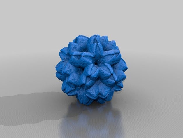 3d fractal 5 math art 3D print model - Mito3D