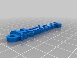 mustang key chain organization customized 3d print model - Mito3D