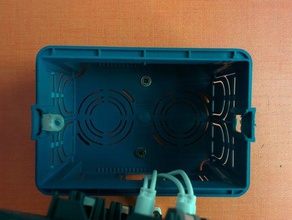 supporto scatola da incasso vimar modv71303 ecc eletrônicos 3d print model - Mito3D