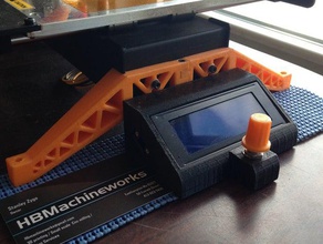 lcd box printrbot simple metal 3d printer accessories 3d print model - Mito3D