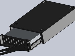 imprimable sata hot-swap, disque dur caddy ordinateur 3d print model - Mito3D
