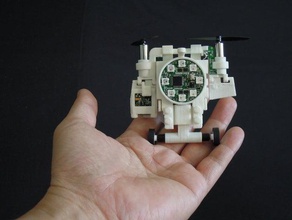 küçük insansı robot Robotik 3d baskı akselerometre arduino denge dengeleme bluetooth dc motor drone flybot uçan jest jiroskop insanımsı atlama mikro mini sensörü servo shuriken7 3d print model - Mito3D