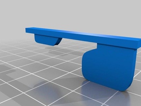 attatchment clip elfa shelves organization 3d print model - Mito3D