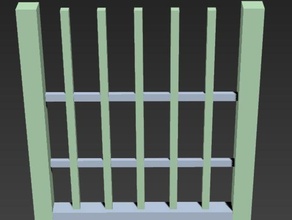 cage bars toy & game accessories 3d print model - Mito3D