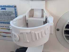 cup holder epirb mount boating bracket mounting 3d print model - Mito3D