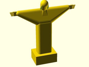 christ redeemer statue buildings & structures 3d print model - Mito3D