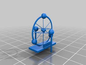 bor atomu İlk Baskı sonra değiştirilmiş 3d print model - Mito3D