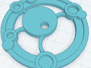 orbit amulet jewelry pendant 3d print model - Mito3D