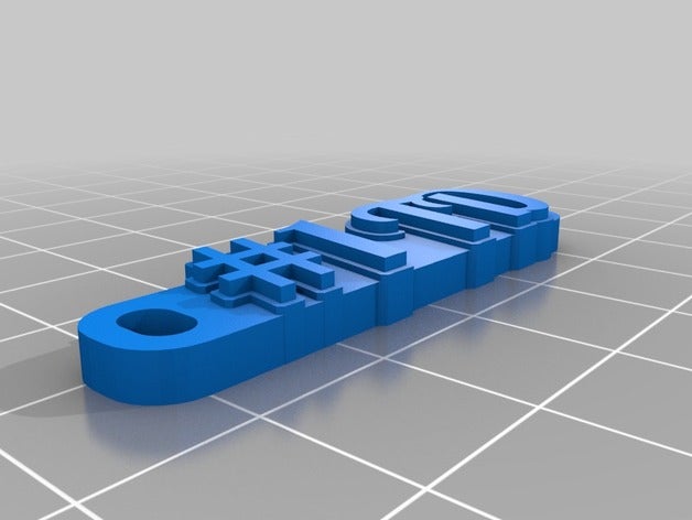 td organização personalizado 3D print model - Mito3D