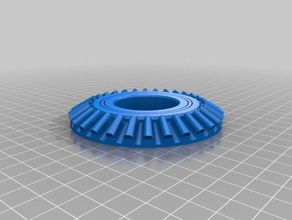 crown gear engineering 3d print model - Mito3D
