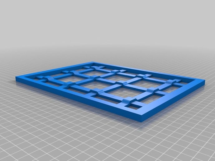 grelha de engenharia openscad 3D print model - Mito3D