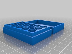 my customized er11 collet box parts 3d print model - Mito3D