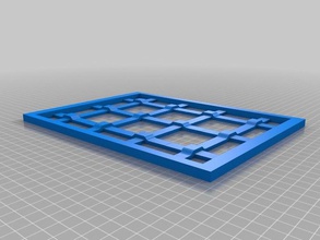 griglia di ingegneria openscad 3d print model - Mito3D
